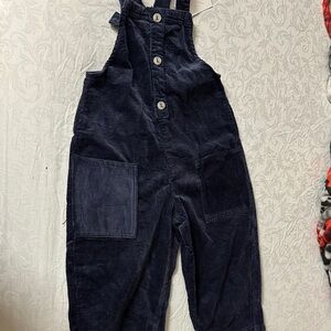 Zara Navy Corduroy Kids Overalls